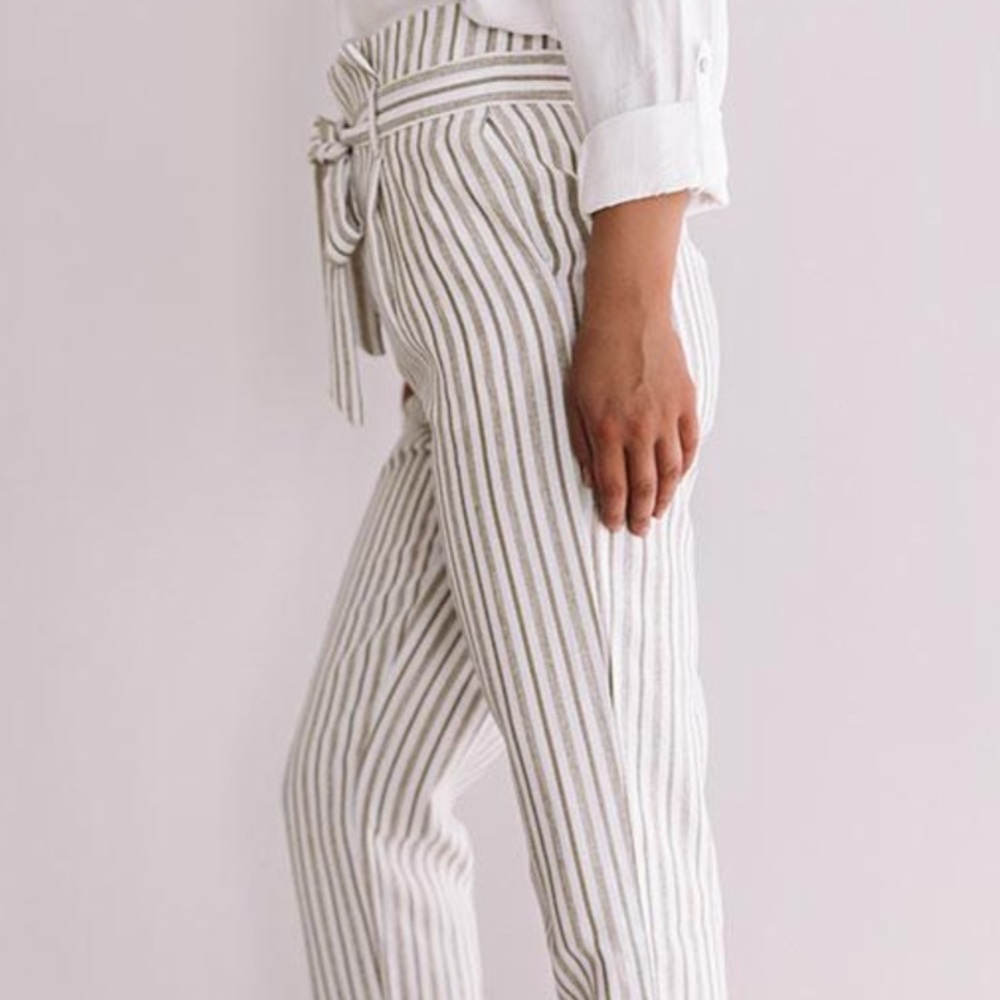 🎉HPx3🎉Size S Impressions High Waist Stripe Pant - Picture 2 of 4